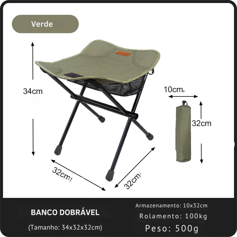 Banco Portátil para Camping