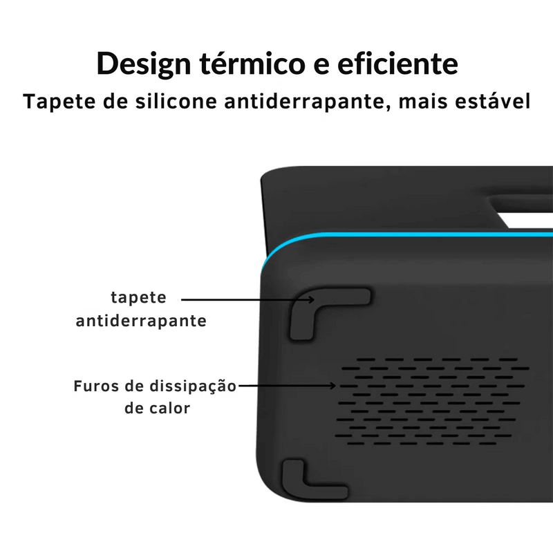 Carregador sem fio 3 em 1 - Carregamento Simultâneo